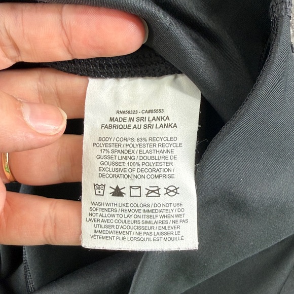 Nike Dri Fit Black Pull On Pants Womens L Low Rise Athletic Active Sweats - Picture 8 of 12